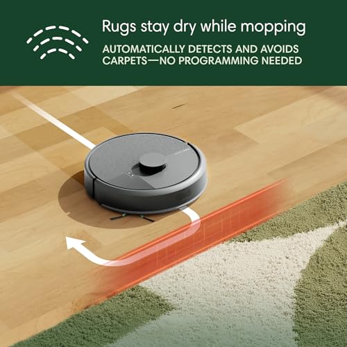 Image of iRobot Roomba 105X Combo Robot Vacuum & Mop with AutoEmpty Dock, Self‑Emptying for Up to 75 Days, 70x Power‑Lifting Suction, Smart LiDAR Mapping, App & Voice Control, Ideal for Homes with Pets & Kids