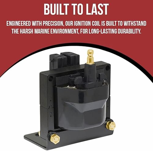 Miniatura 6 de Bobina de encendido CON SOPORTE para Mercruiser o Volvo Penta, reemplaza 3854002-7, 898253T27,817378T, 3854002 3.0, 4.3, 5.0, 5.7, 7.4, 8.2, 350