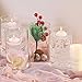 TBWIND 12pcs Glass Cylinder Vases for Centerpieces, 6 Inch Clear Flower Vases for Wedding Decorations and Indoor Home Decor, Hurricane Candle Holder for Table Shelf, Party