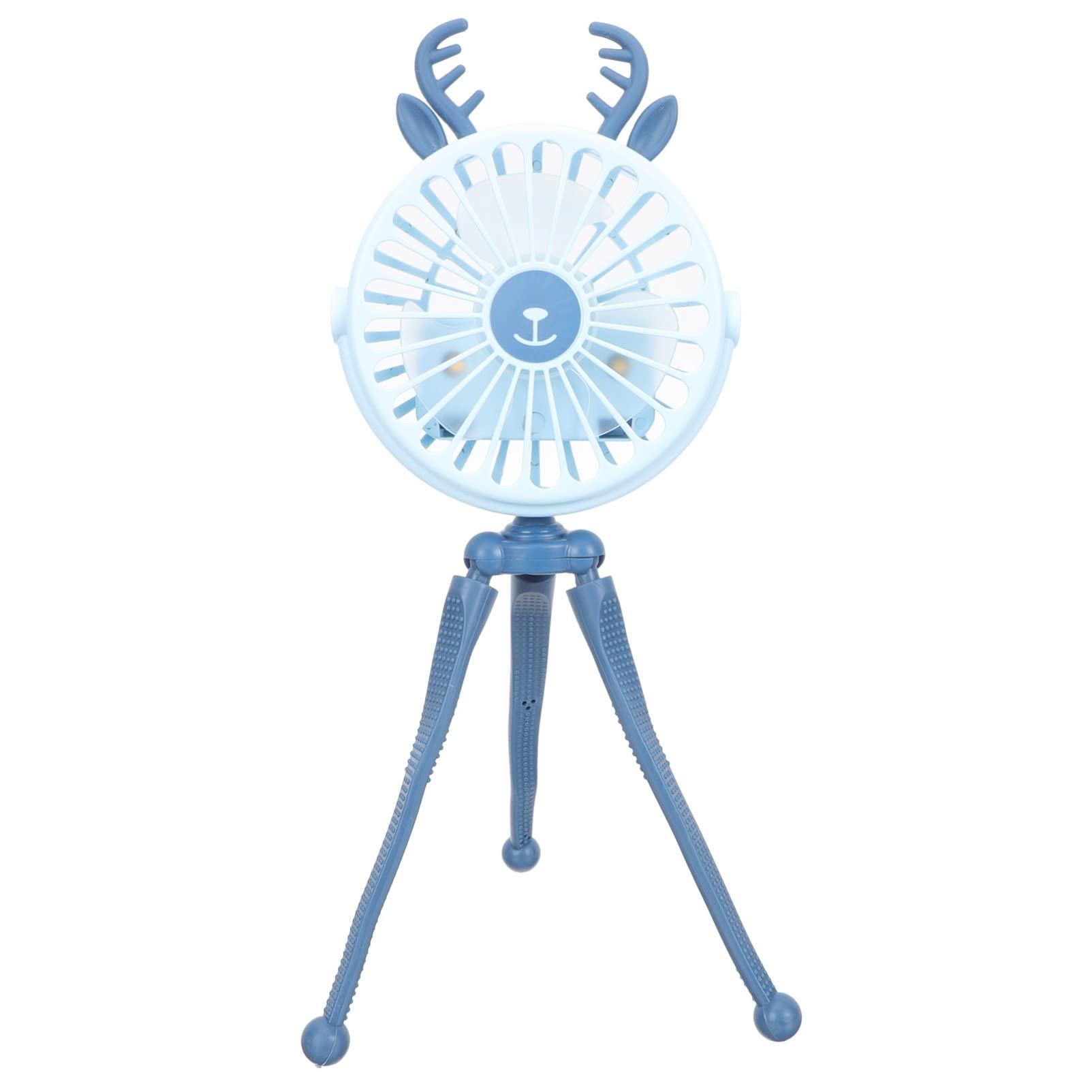 TOYANDONA Ventilatore Forma di Polpo Portatile Piccolo per Scrivania Ventilatore per Passeggino Batteria Ricaricabile e Connessione USB