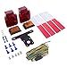 Wellmax 12V LED Trailer Lights Kit, Submersible and Waterproof, Attachable Tail Lights for RV, Marine, Boat, Trailer, Camper