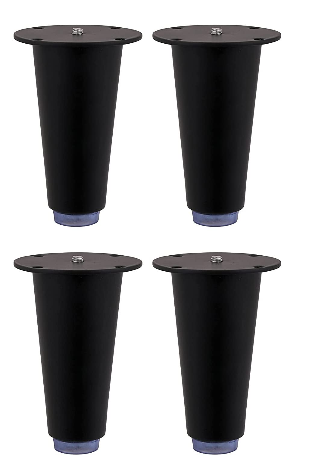 WSK Heavy Duty Stainless Steel 3 inch Pack of 4 Pcs Sofa Legs for Furniture Fitting/Sofa Hardware Leg (Black) SL1173(B)-004 (B0BQGQ3LTJ) Amazon Price History, Amazon Price Tracker