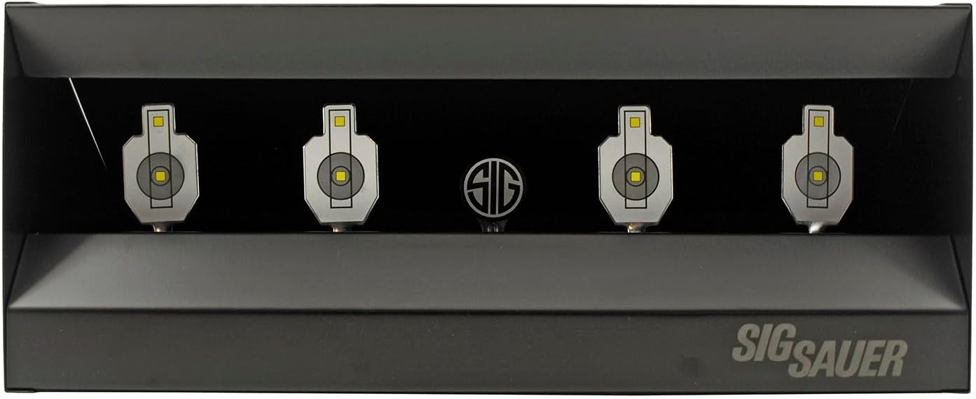 Sig Sauer Shooting Gallery Airgun Targets | Powder-Coated Steel Construction | Available in Dual or Quad Options