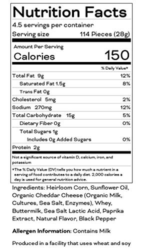 Pipcorn, Heirloom Cheese Balls Cheddar, 4.5 Ounce