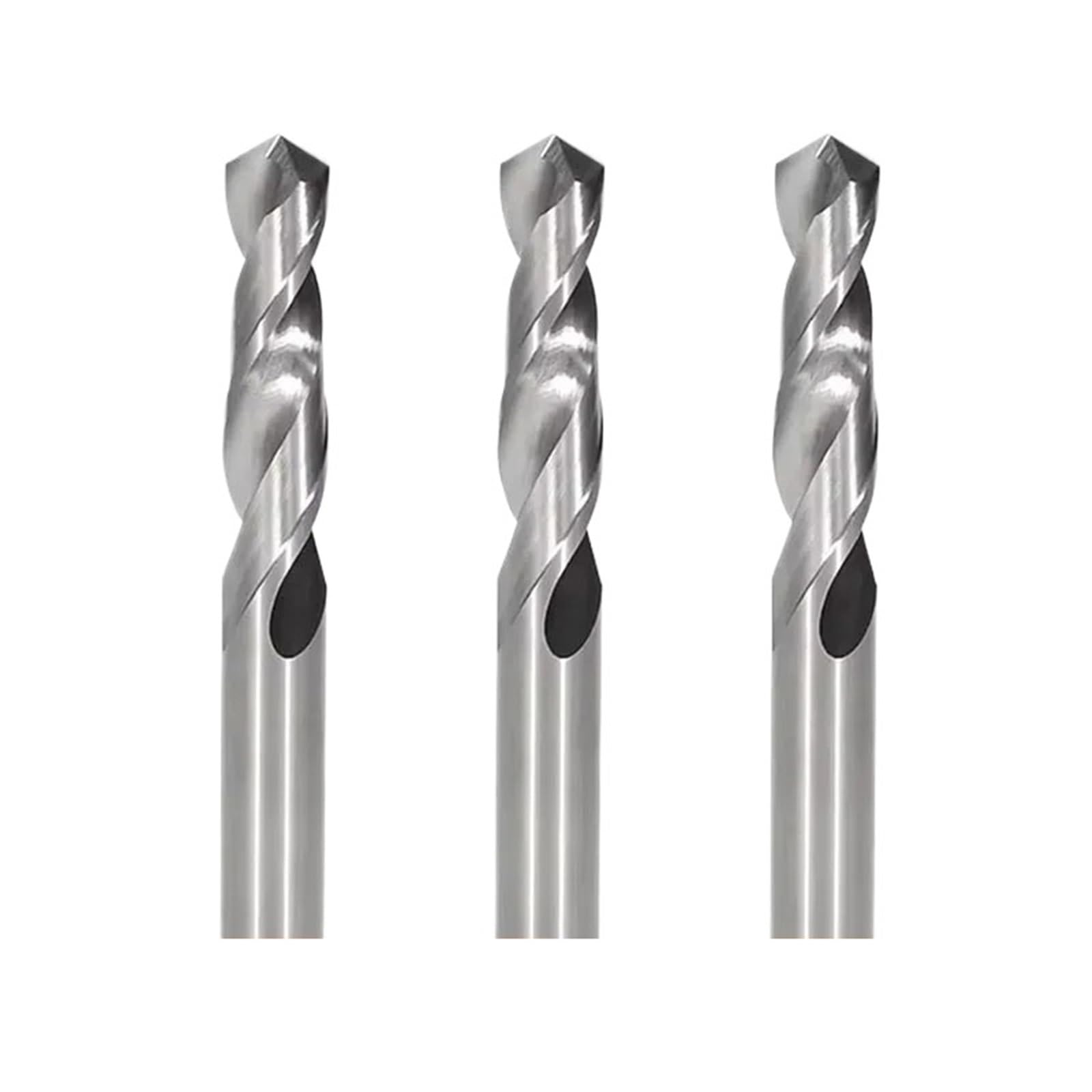 Forets en carbure de tungstène pour le travail des métaux durs CNC, outil de perçage en acier 0,5 à 20 mm (1 mm x 18 x 38 L)