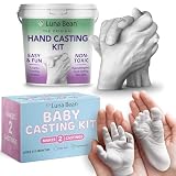 Luna Bean Hand Casting Kit for Couples & Baby Hand Footprint Kit – DIY Keepsake Gift for Families – Wedding, Anniversary, Baby Shower Gifts