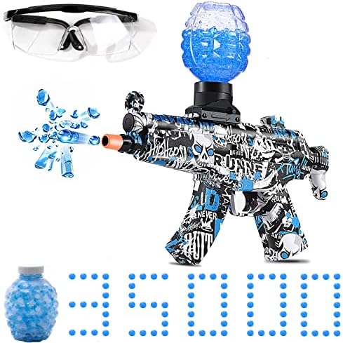 Firbert Electric with Gel Ball Blaster,Splatter Blaster Ball,with 35000+ Drops and Goggles,Outdoor Yard Activities Shooting Game,Ages 12+
