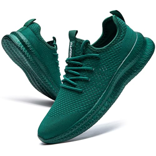 Image of Men Non-Slip Work Shoes Tennis Gym Sneakers Breathable Slip Resistant Lightweight and Comfortable for All-Day Wear Sports and Walking