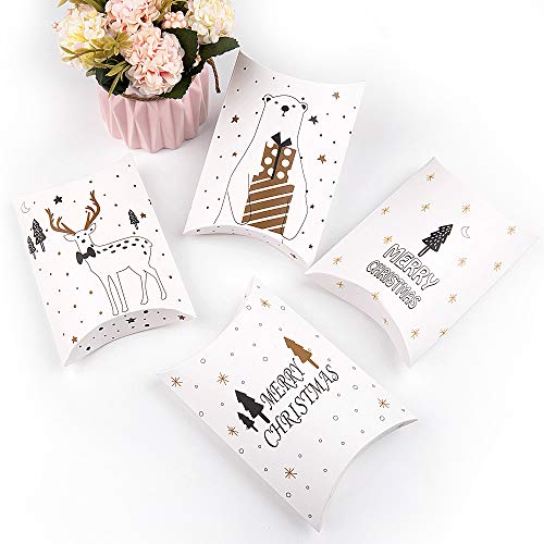 MOOKLIN ROAM Cajas de Regalo pequeñas, 36 Piezas Cajas de Boda Regalo Caja de Dulces Caja de Papel para Boda Bautizo cumpleaños Navidad graduación comunión Cover