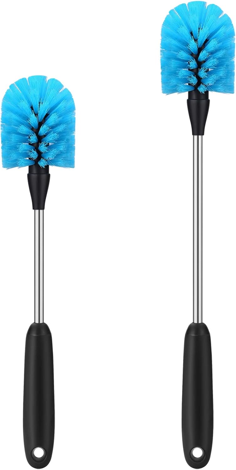 Stainless Steel Water Bottle Brush, Long Handle Scrubbing
