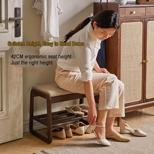 Banc à chaussures solide de qualité durable pour valoriser l'entrée - 4