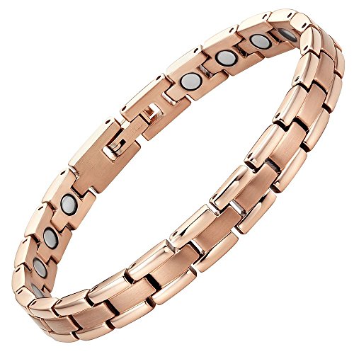 Titanium Magnetic Therapy Bracelet for Arthritis Pain Relief Adjustable with gift box