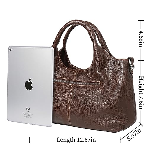 Image of Iswee Leather Satchel Women Purse and Handbag Crossbody Shoulder Bag Hobo