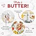 Dash Electric Butter Sprayer - Cordless Electric Butter Sprayer for Popcorn, Toast & More - Rechargeable & Mess-Free - White