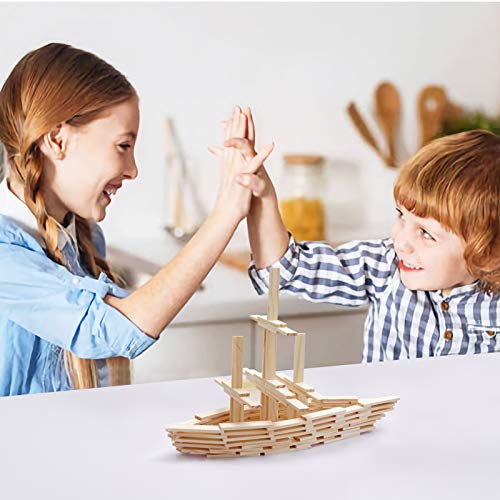 150 Pieces Natural Bamboo Sticks- Extra Long 15.7 Inch Wooden Crafts Sticks Stakes For Crafting Arts Projects #TOP5