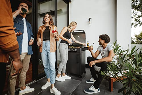 Enders Elektrogrill eFLOW PRO 2 TURBO SHADOW, Gussrost SWITCH GRID, TURBO ZONE für heiße Temperaturen, SIMPLE CLEAN Reinigungssystem, Aluguss an Garhaube & Brennkammer, Grillwagen #97126