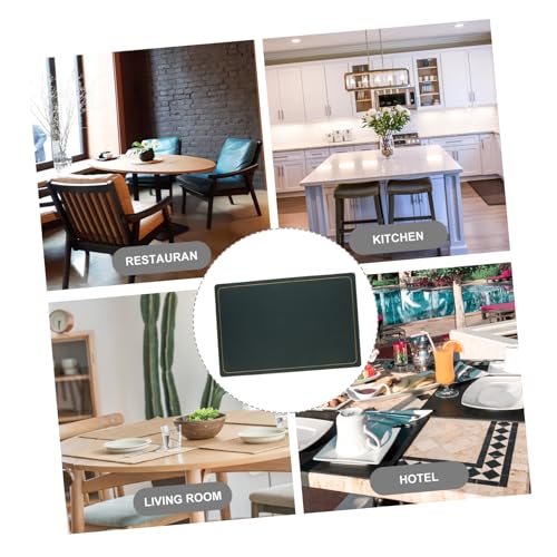 Napperons de luxe Zerodeko en PU de qualité supérieure pour table et restaurant - 8
