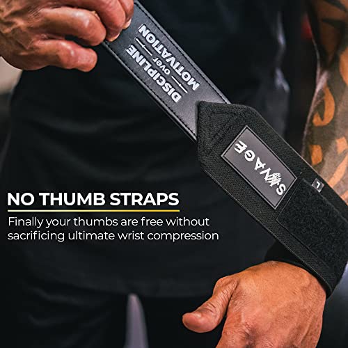 I Will Aesthetics No Thumb Loop Lifting Wrist Wraps For Men And Women, Durable Workout Support For Weightlifting And Powerlifting, Ideal For Bench Press, Boost Your Lifting Performance #TOP4