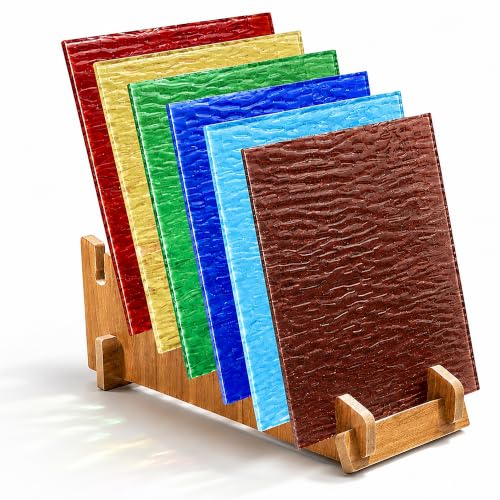 VARIART Stained Glass Sheets 12x12 inch, Large Sheet for Bigger Artwork