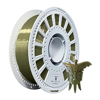 CHING LEUNG Silk Metallic Lapis Lazuli PLA 3D Printer Filament 1kg Spool, 1.75mm ±0.03mm Accuracy, Clog-Free Shiny Silky Surface, Universal for All FDM 3D Printers, Vacuum Packaging