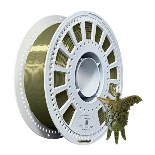 CHING LEUNG Silk Metallic Lapis Lazuli PLA 3D Printer Filament 1kg Spool, 1.75mm ±0.03mm Accuracy, Clog-Free Shiny Silky Surface, Universal for All FDM 3D Printers, Vacuum Packaging