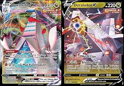 Duraludon V & Vmax - Evolving Skies - Pokemon Ultra Rare Lot - 122/203 & 123/203