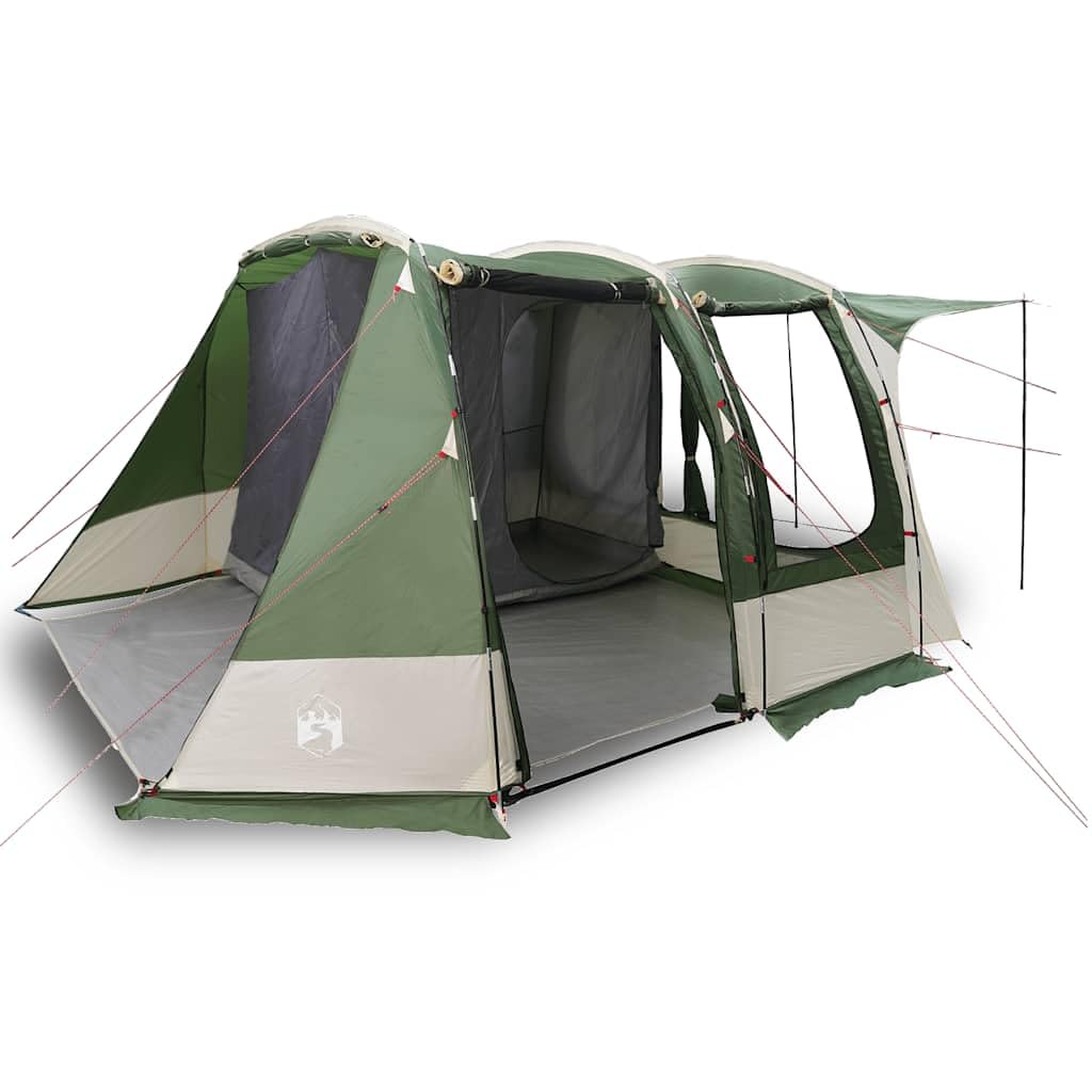 Tente de Voiture Imperméable Vert Polyester,Abri de Camping avec Double Entrée,Tente de Toit pour Voiture et Tentes Familiale,Compatible avec la Plupart des Véhicules,403x325x209cm