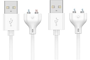 2-Pack Magnetic USB Charger for Adult Toys