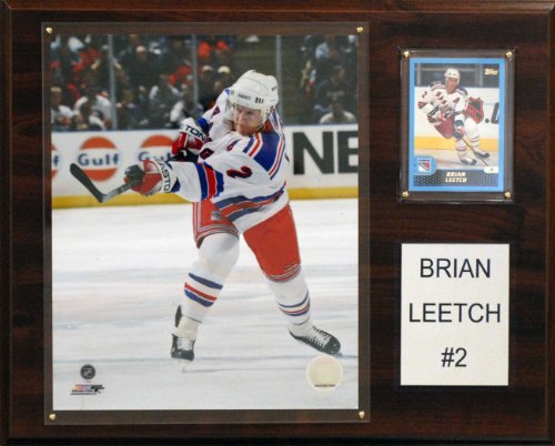 NHL New York Rangers Brian Leetch Player Plaque
