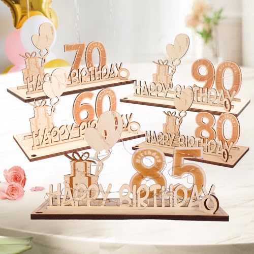 Seutgjie 85 Geburtstag Deko für Mann Frau Geldgeschenke mit LED Lichterkette Fliege und Geschenkpapier Holz Schild Gästebuch für 85 Jahre Porzellanhochzeit Jubiläum Tischdeko