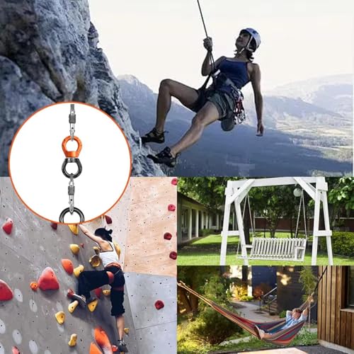 Spinner pivotant avec ancre à rotation douce et robuste 4,41"