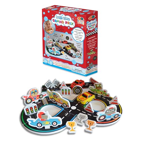 Voitures de course à jet d'eau et puzzle flottant pour stimuler l'éveil des 3 ans+