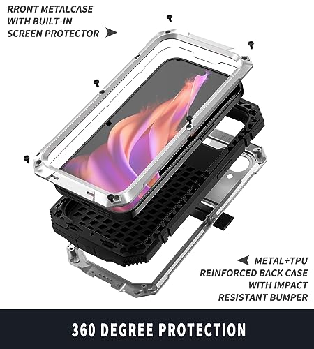 Coque iPhone 15 Plus antichoc 360 avec support alu et protection objectif