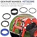 WIKIBB Seal Kit 87311846 for Case IH & New Holland Loaders Hydraulic Cylinder Repair 1.75'' Bore & 1.38'' Rod | 6-pc Nitrile Seal Replacement Set