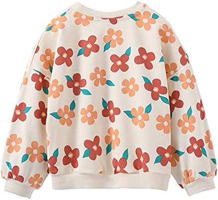 Mud Kingdom Little Girls Cute Rainbow Sweatshirt Crewneck Colorful Stripe 2 51dFEfeddsS. AC