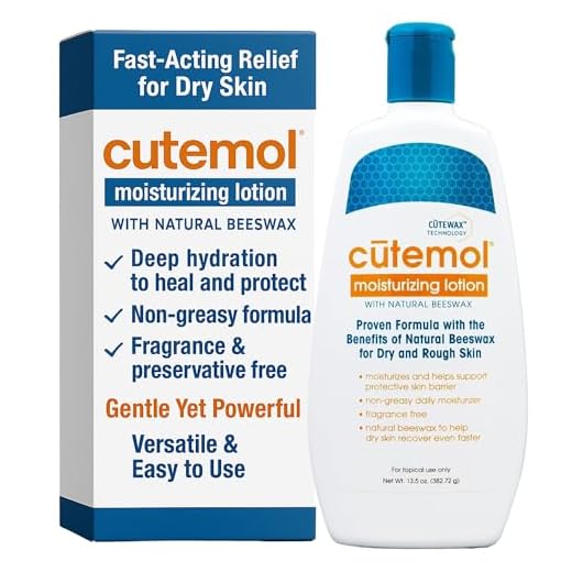 Cutemol Loção hidratante – Loção hidratante diária – sem fragrância e não oleosa – hidrata, protege e alivia a pele seca – 400 ml