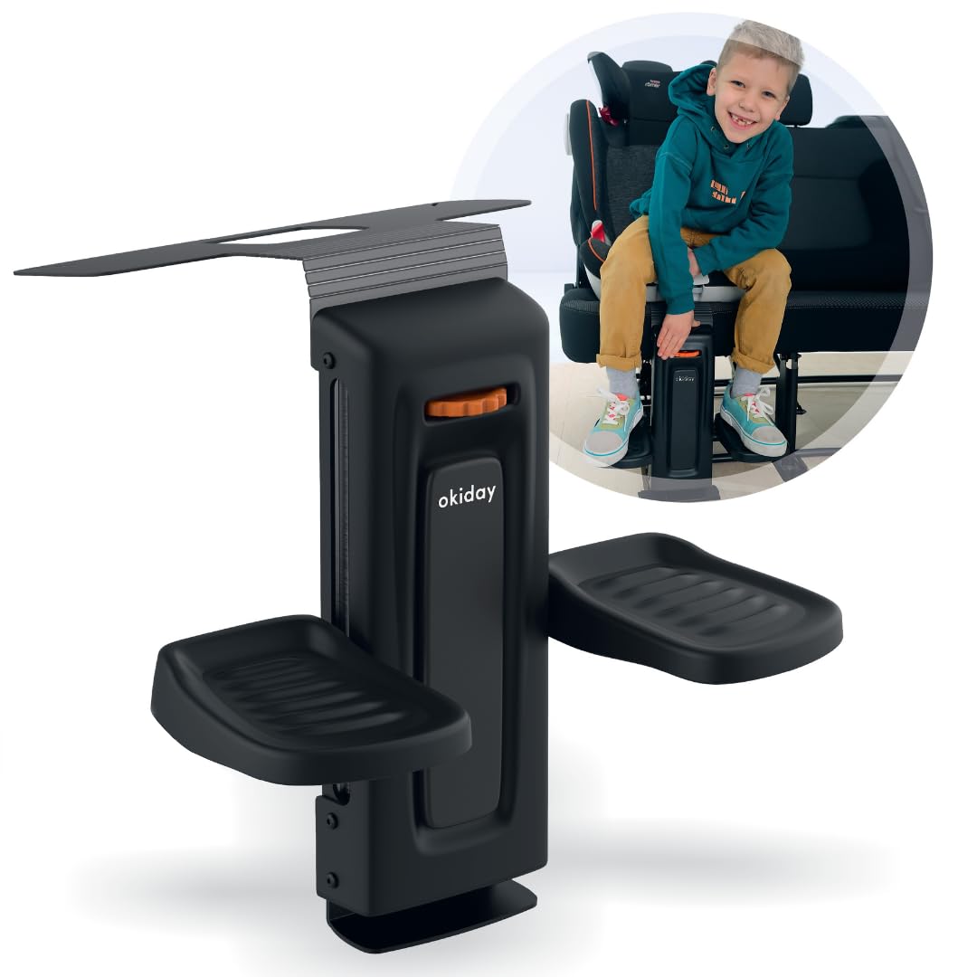 Poggiapiedi per seggiolini auto - nero, per seggiolini auto 15-36 kg