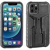 TOPEAK Nur RideCase, funktioniert mit iPhone 12/12 Pro, Halterungen, Sport, Schwarz/Grau (Mehrfarbig), Einheitsgröße, TRK-TT9868BG