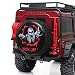 INJORA 1/10 Scale Skeleton Spare Tires Cover for RC Crawler Traxxas TRX-4