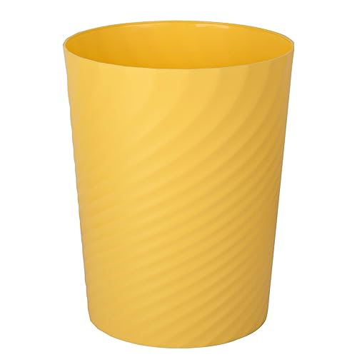 Miniatura 12 de UUJOLY Cubo de basura pequeño de plástico, cesta de basura para baños, lavandería, cocinas, oficinas, habitaciones de niños, dormitorios (blanco,