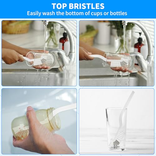 Image of 4TH Crevice Cleaning Brush Set-Household Deep Cleaning Supplies, Perfect for Small Spaces, Grout, and Tough Tasks -12 Pack