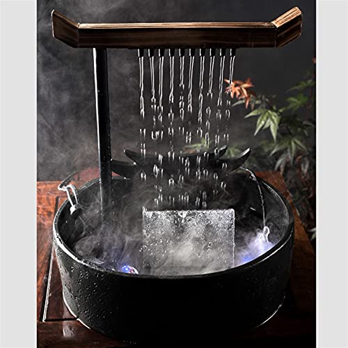Fuente de cascada interior decorativa con circulación de cerámica 6