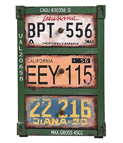 ts-ideen Commode kast container in industrieel design shabby metalen look vintage 34 x 51 cm - Image 7