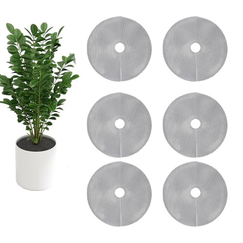 banapoy Griglie Vasi per Piante, Coperture Terreno Tagliabili Resistenti alle Intemperie, Tappo Scavare Gatti per Animali per Protezione dei Fiori del Giardino Interno Ed Esterno (30 cm 6 Pezzi)