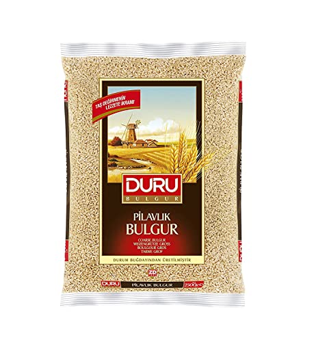 Duru Coarse Bulgur 2000 g, Wheat Berries, 100% Natural and Certificated, High Fiber and Protein, Non-GMO, Great for Vegan Recipes, Better than Rice