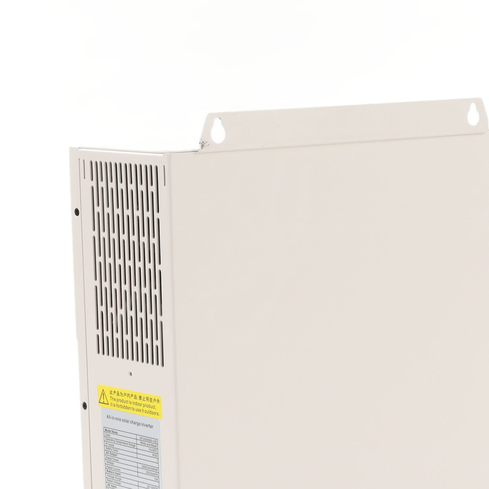 Garosa Hybrydowy Inwerter Solarny Inwerter Solarny ze Stopu Aluminium Ładowarka 3000 W Czysta Fala Sinusoidalna Wyświetlacz LCD MPPT 24 V 230 V AC do Tworzenia Kopii Zapasowych W Domu RV Off Grid