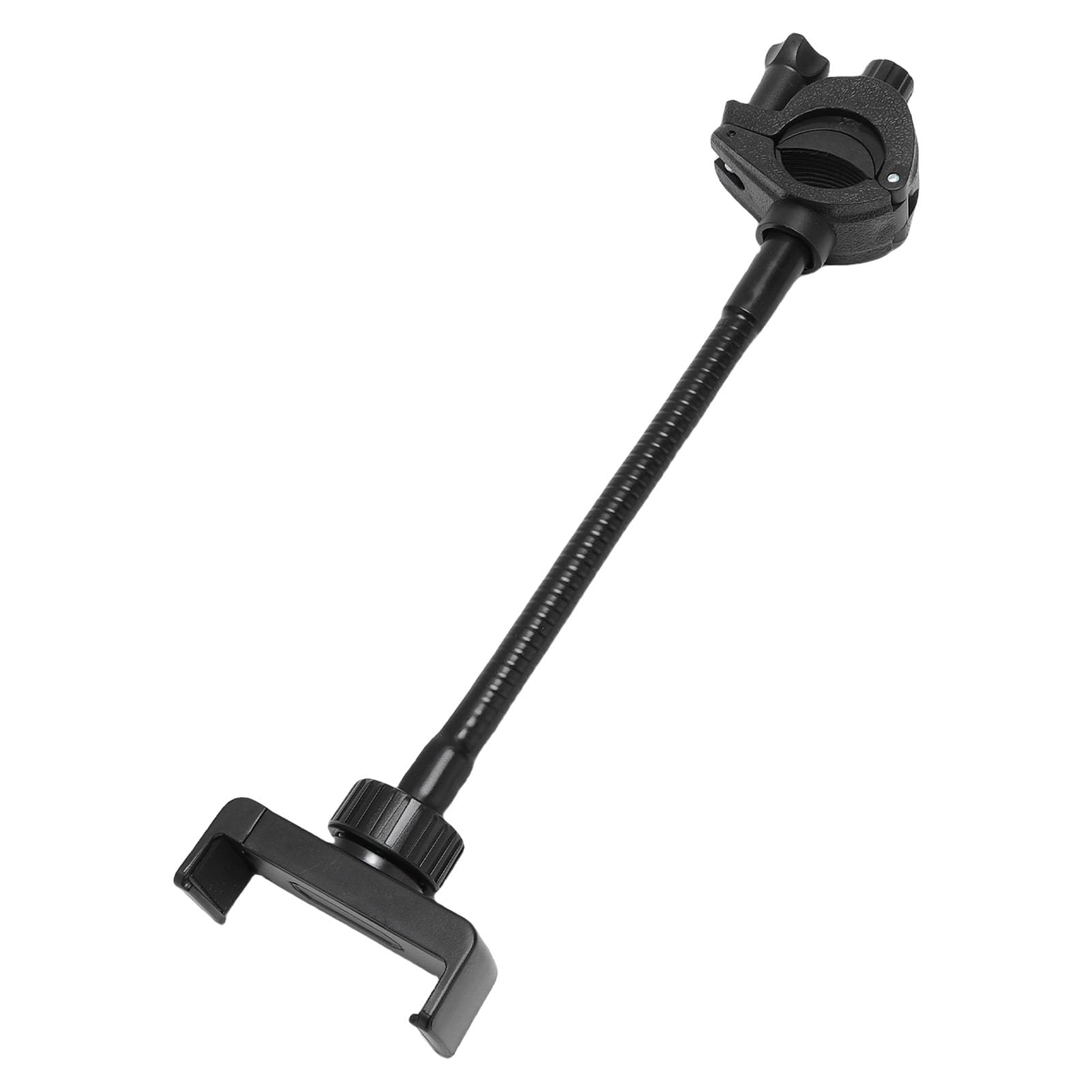 Microphone Stand Flexible Phone Holder Clamp Adjustable Gooseneck 360 with Soft Metal Gooseneck ABS Material For Singers Drummers and Guitarists