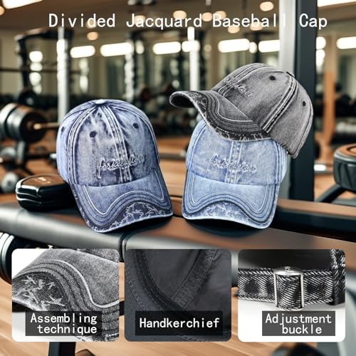 Image of Baseball Cap for Women Men - Adjustable Size Hat | Sun Protection,Colourfast,Moisture Wicking,Ponytail Hole,Wrinkle Free