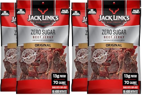 Jack Link's Original Zero Sugar Beef Jerky - 7.3 oz Bag - Ready t...