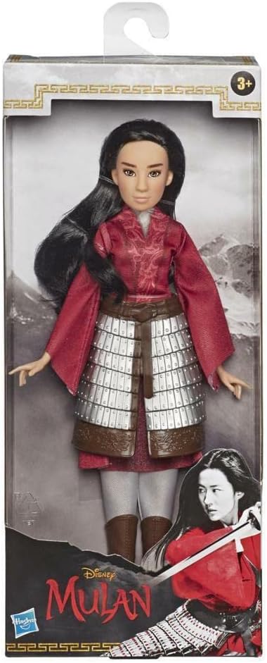 Disney Mulan Fashion Doll with Skirt Armor, Shoes, Pants, and Top, Inspired by Disney's Mulan Movie, Toy for Kids and Collectors